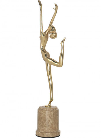 Dancer Tabletop Sculpture Gold