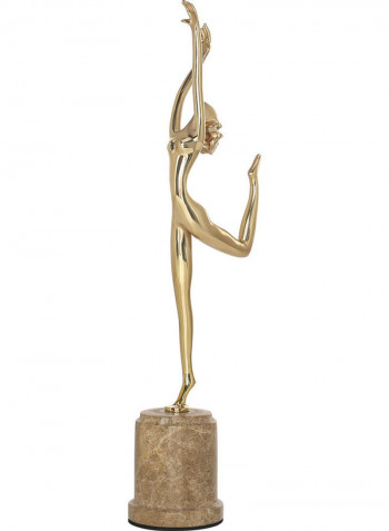 Dancer Tabletop Sculpture Gold