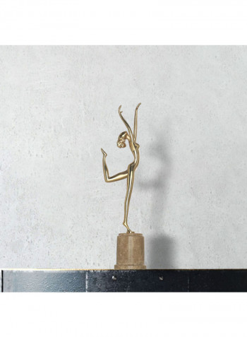 Dancer Tabletop Sculpture Gold