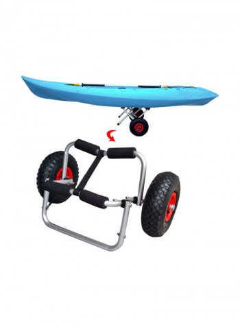Foldable Two-Wheeled Kayak Carrier
