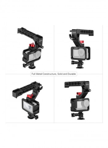 Metal Camera Cage with Osmo Action Black