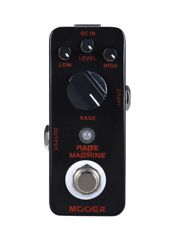 Rage Machine Heavy Distortion Guitar Effect Pedal True Bypass