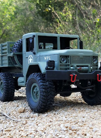 WPL 1/16 Scale Rock Crawler Off-Road 6WD Military Truck With Light 44.5cm