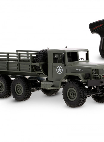 WPL 1/16 Scale Rock Crawler Off-Road 6WD Military Truck With Light 44.5cm