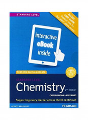 Pearson Bacc Chem Sl 2E Etext غلاف صلب الإنجليزية by Catrin Brown