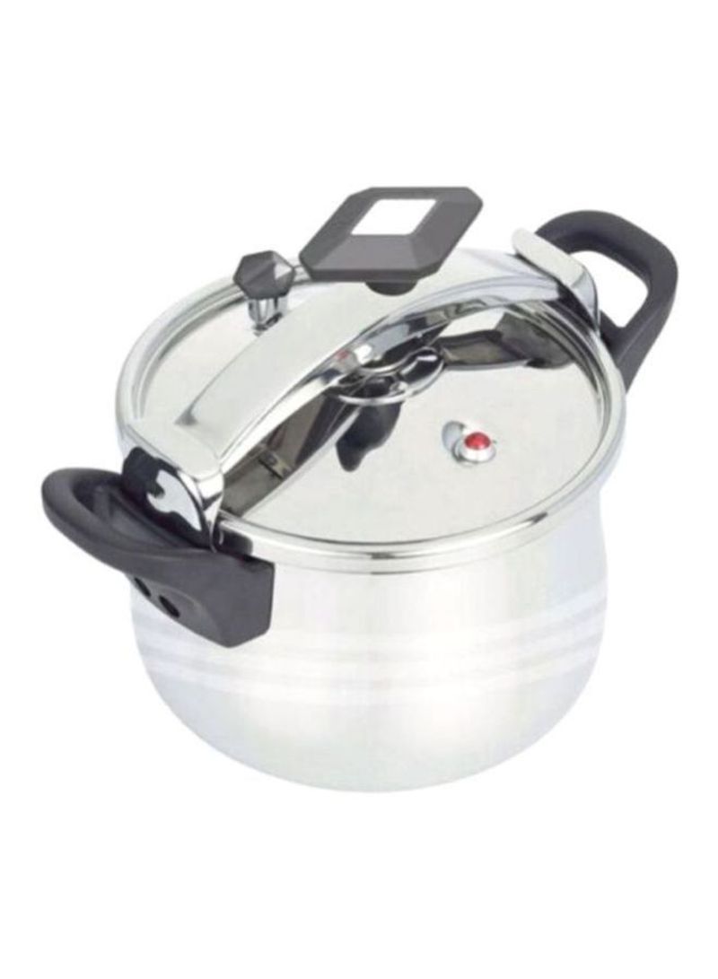 Stainless Steel Pressure Cooker Silver/Black 22L