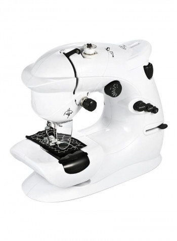 Dual Speed Electric Sewing Machine White/Black