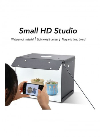 LED Light Photography Soft Box Black