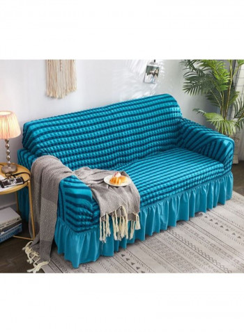 Universal Anti-Slip Sofa Slipcover Blue 170-230centimeter
