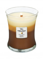 Woodwick Trilogy Cafe Sweets 10 OZ Jar Candle