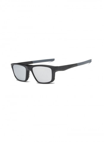 2-In-1 Wayfarer Eyeglasses Frame With Clip On Sunglasses
