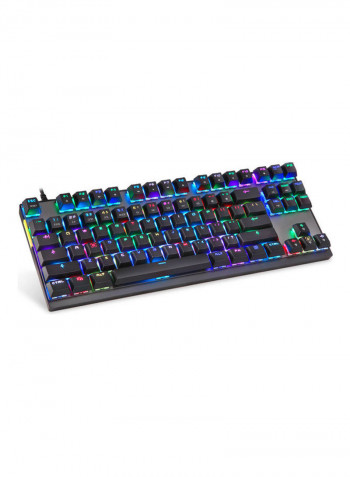 MOTOSPEED CK82 Mechanical 87 Keys RGB Gaming Keyboard with OUTMU Red Switch Multimedia N-key Rollover Black