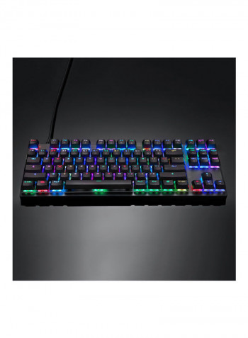 MOTOSPEED CK82 Mechanical 87 Keys RGB Gaming Keyboard with OUTMU Red Switch Multimedia N-key Rollover Black