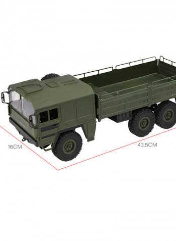 Q64 1:16 Scale 2.4G 6WD Off-Road Military Truck With Head Light 45cm