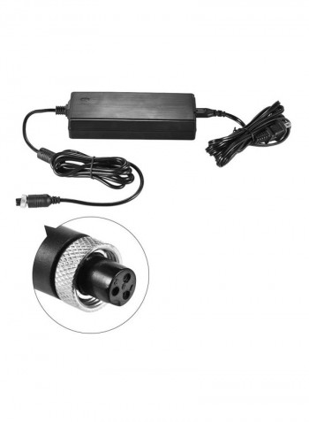 Standard Power Adapter For LED Video Light Black