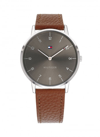 Men's Leather Analog Wrist Watch 1791584