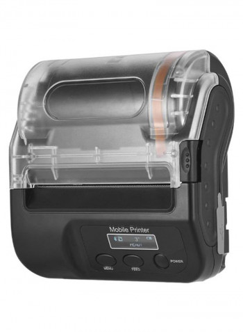 Portable Wireless Thermal Receipt Mobile Printer Black