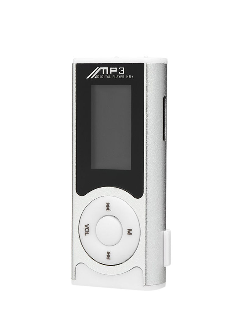 Mini Clip MP3 Digital Music Player V4248S Silver/White