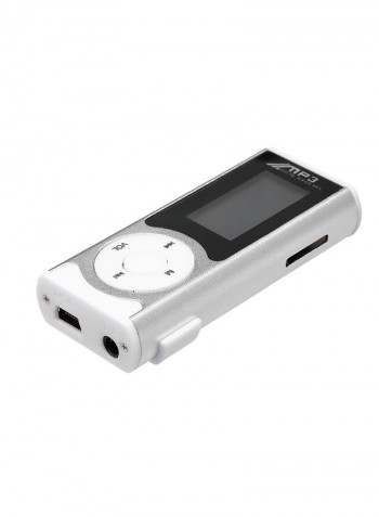 Mini Clip MP3 Digital Music Player V4248S Silver/White