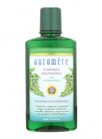 Pack Of 2 Ayurvedic Mouthwash With Neem And Peelu 2 x 16ounce