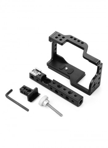 Camera Accessories Cage Kit with Aluminum Handle Black