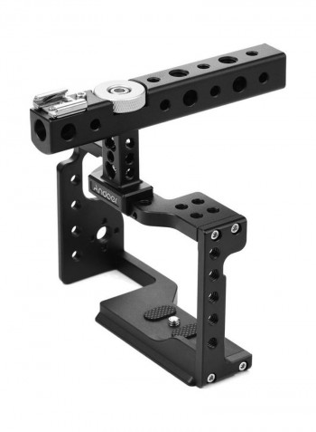 Camera Accessories Cage Kit with Aluminum Handle Black