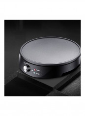 Electric Non-Stick Griddle Baking Pan Black 31x8x32cm