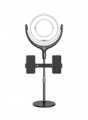 LED Fill Ring Light Kit Set for Photography Black/White