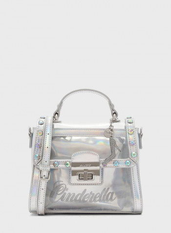 Bobbidi-Boo Top Handle Crossbody Silver