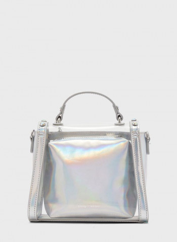 Bobbidi-Boo Top Handle Crossbody Silver