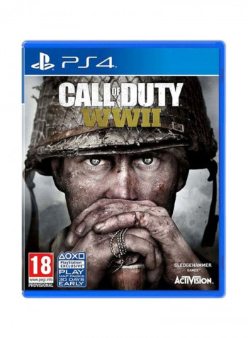 Call Of Duty: WWII  (Intl Version) With DualShock 4 Wireless Controller - Action & Shooter - PlayStation 4 (PS4)