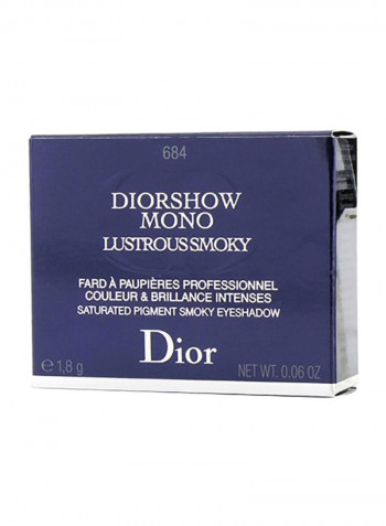 Diorshow Mono Lustrous Smoky Saturated Pigment Smoky Eyeshadow 684 Reflection
