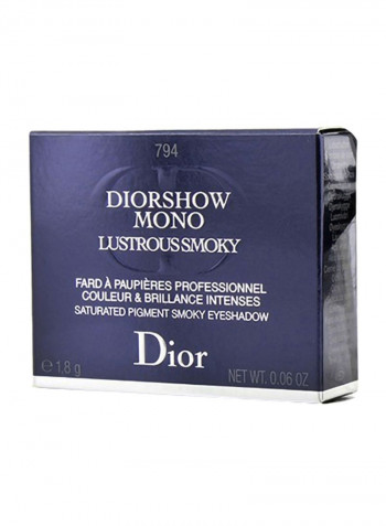 Diorshow Mono Lustrous Smoky Saturated Pigment Smoky Eyeshadow 794 Fever