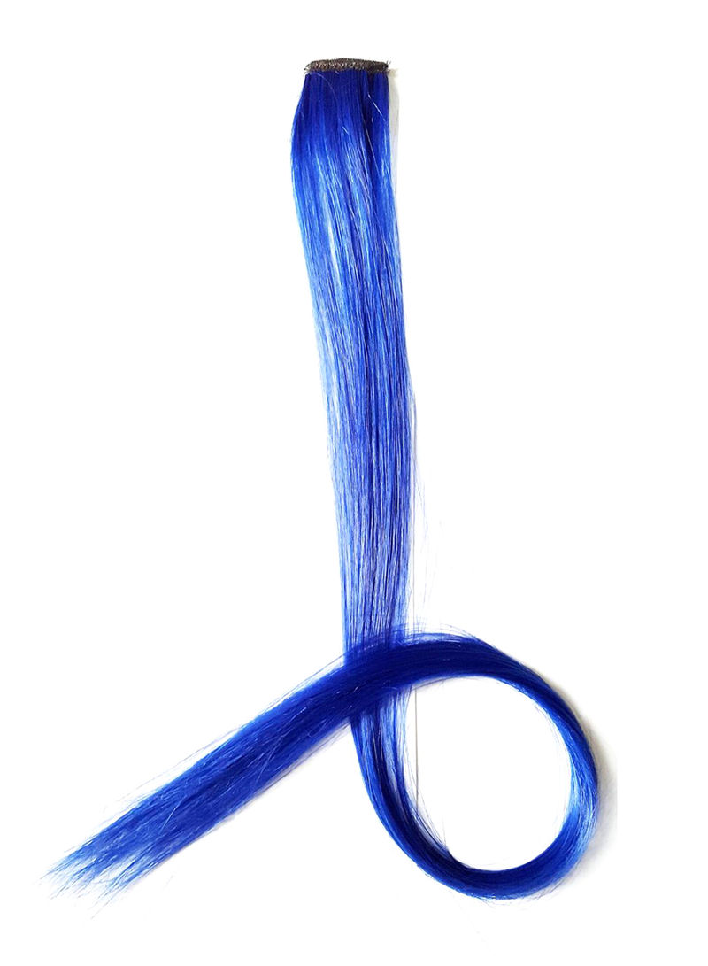 Highlighter Straight Hair Extension Lightening Blue