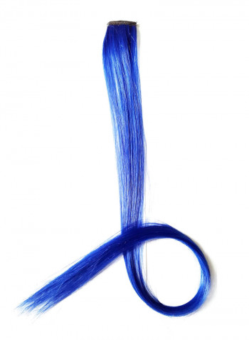 وصلة شعر مستقيمة تمنح اللمعان Lightening Blue