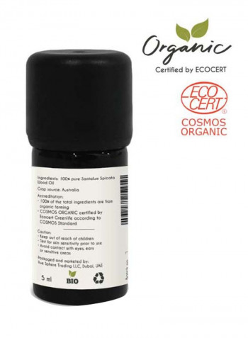 Organic Sandalwood Essential Oil 5ml