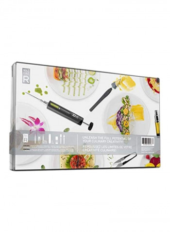 11-Piece Food Styling Kit Black/Silver