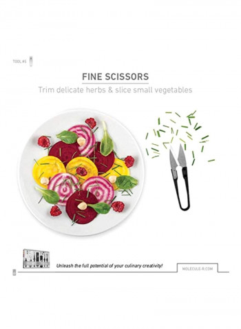 11-Piece Food Styling Kit Black/Silver