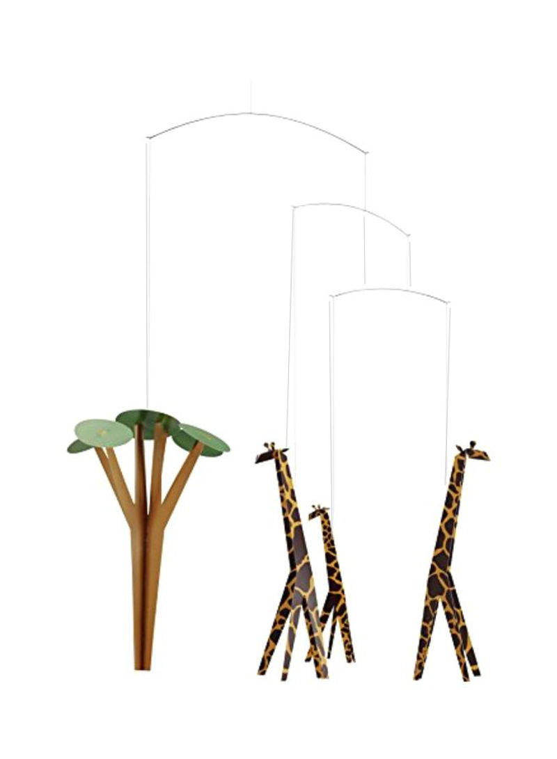 Giraffes On The Savannah Hanging Nursery Mobile