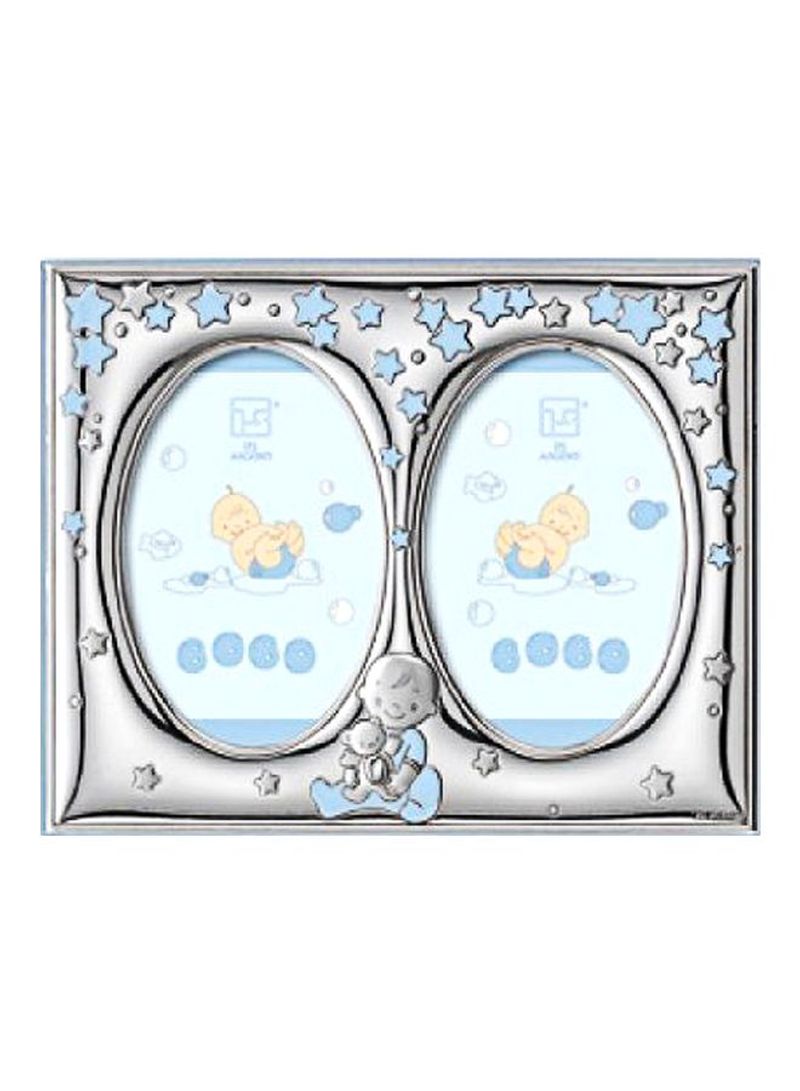 Sterling Silver Double Picture Frame