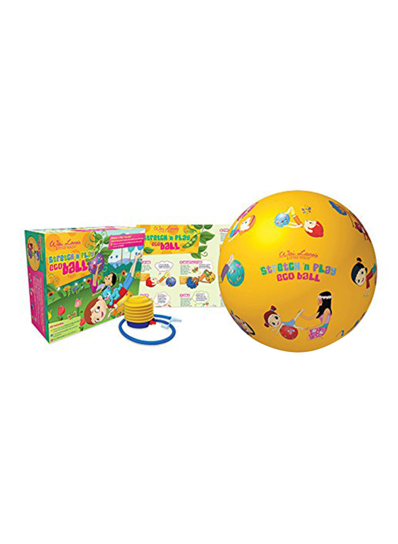 Little Yogis: Stretch N Play Eco Ball Kit 9.06X4.06X11.03inch