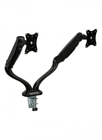 Monitor Stand For Desk Clamp Black