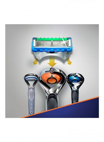 12-Piece Fusion5 ProGlide Razor Blade Silver