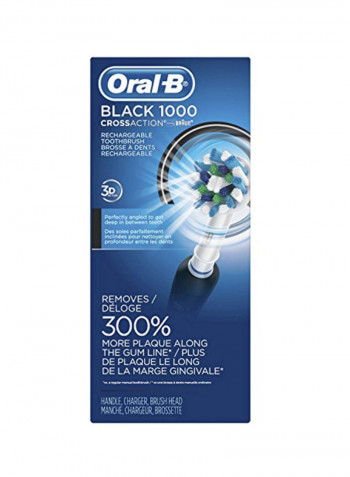 Electric Powered Toothbrush Black/White