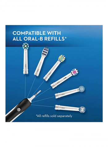 Electric Powered Toothbrush Black/White
