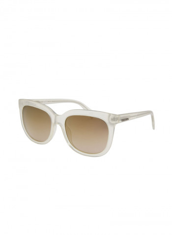 Women's Full Rimmed Wayfarer Sunglass - Lens Size: 60 mm