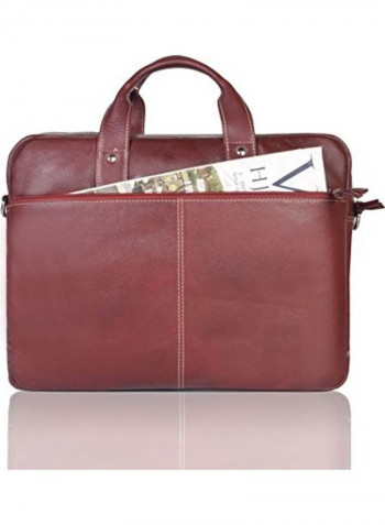 Laptop Messenger Bag Brown