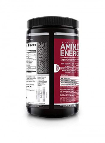 Essential Amino Energy Pre-Workout - Fruit Fusion - 30 Servings