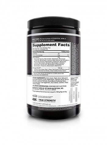 Essential Amino Energy Pre-Workout - Fruit Fusion - 30 Servings
