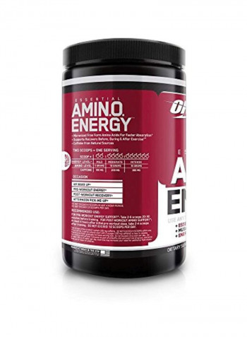 Essential Amino Energy Pre-Workout - Fruit Fusion - 30 Servings